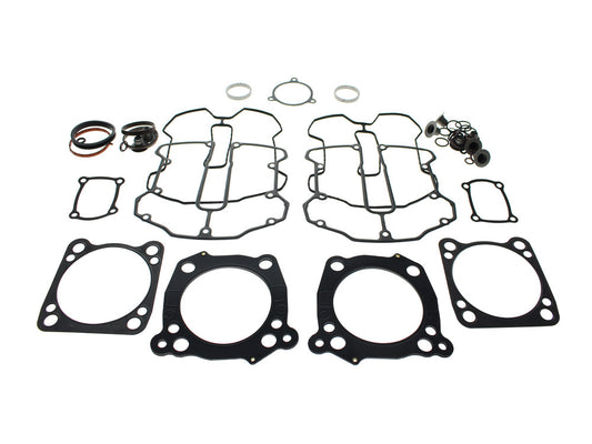 Top End Gasket Kit with 0.040in. Multi-Layer-Xtreme MLX Head Gaskets. Fits Touring 2017-2024 & Softail 2018-2024 fitted with 107 to 124 or 114 to 128 4.250in. Big Bore Kit. - Cometic Gaskets