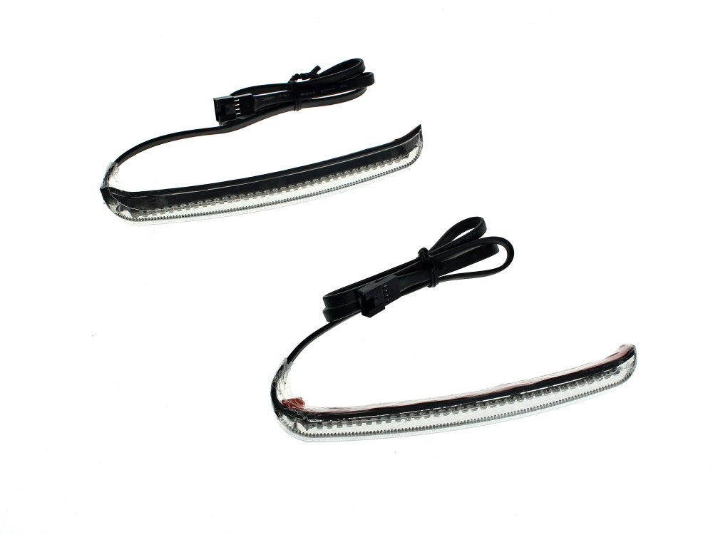 Bag Blades Saddlebag Lights. Red Run & Brake, Amber Turn with Smoke Lens. Fits Touring 2014up. - Ciro3D