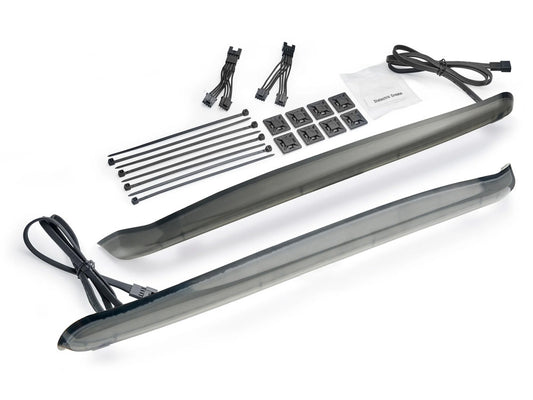 Machete Saddlebag LED Lights. Red Run, Brake & Turn with Smoke Lens. Fits Indian Touring 2019up with Hard Saddlebags - Ciro3D