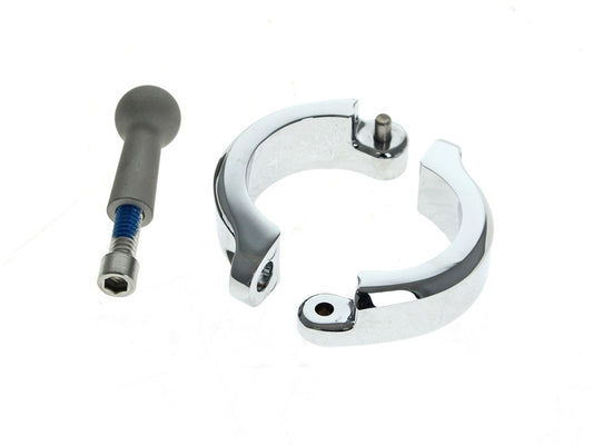 Bar Mount Clamp - Chrome. Fits 1-1/2in. Bar - Ciro3D