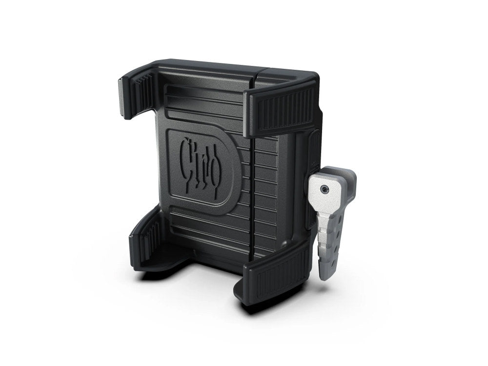 Premium Smartphone / GPS Holder with Charger - Black Perch Mount - Ciro3D