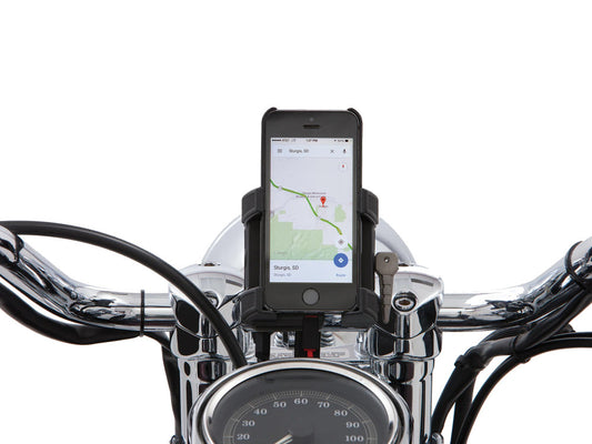 Standard Smartphone / GPS Holder - Chrome Clamp Suits 1-1/4in. Bars - Ciro3D