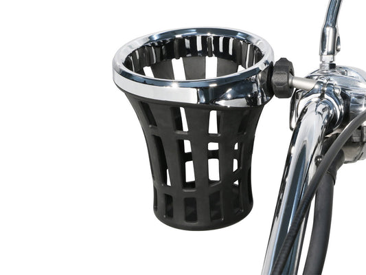 Big Ass Drink Holder with 1-1/4in. Clamp - Chrome - Ciro3D