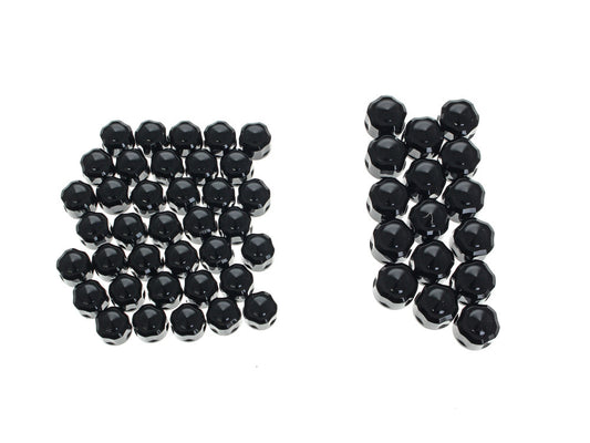 Engine, Transmission & Primary Bolt Cover Kit - Black Diamond Cut. Fits Milwaukee-Eight 2017up - Ciro3D