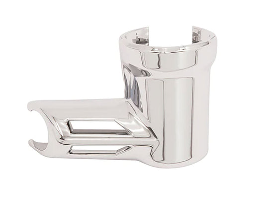 Fuel Line Fitting Cover - Chrome. Fits Fuel Injected Twin Cam 2001-2017 & Sportster 2007-2021 - Ciro3D