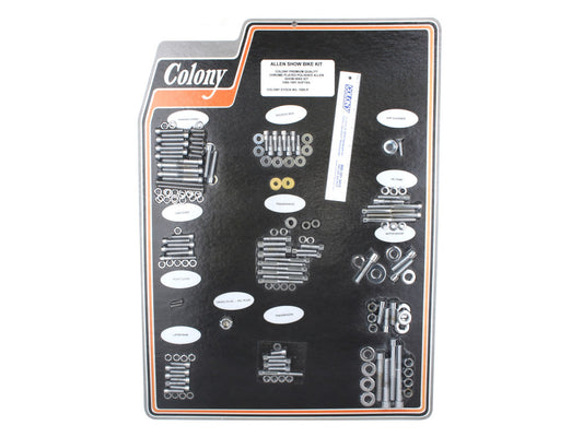 Polished Allen Head Show Bike Kit - Chrome. Fits Softail 1989-1991. - Colony Machine