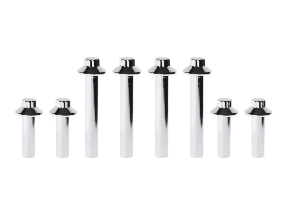 Head Bolts with Polished 12 Point - Chrome. Fits Evo Big Twin 1985-1991, Sportster 1986-1992 & S&S Heads. - Colony Machine