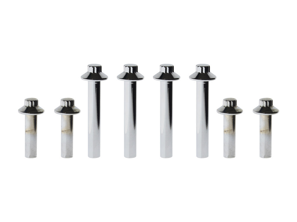 Head Bolts with Polished 12 Point - Chrome. Fits Big Twin 1992-2017 & Sportster 1993-2021. - Colony Machine
