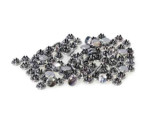 1/4in. (6mm) Hole Plugs - Chrome. Pack of 100. - Colony Machine