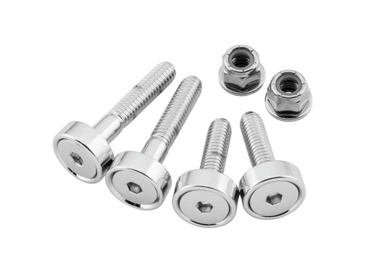 Rear Fender Strut Mount Kit - Chrome. Fits Sportster 2004-2021. - Colony Machine