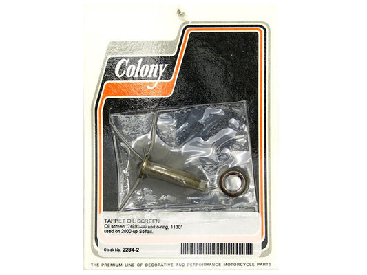 Tappet Oil Screen. Fits Twin Cam Softail 2000-2017 - Colony Machine