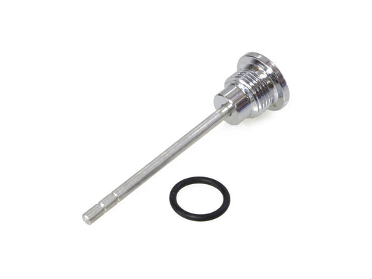 Transmission Oil Dipstick - Chrome. Fits Softail 2007up, Dyna 2006-2017 & Touring 2007-2016 - Colony Machine
