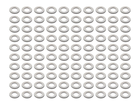 3/8in. Flat Washer - Chrome. Pack of 100. - Colony Machine