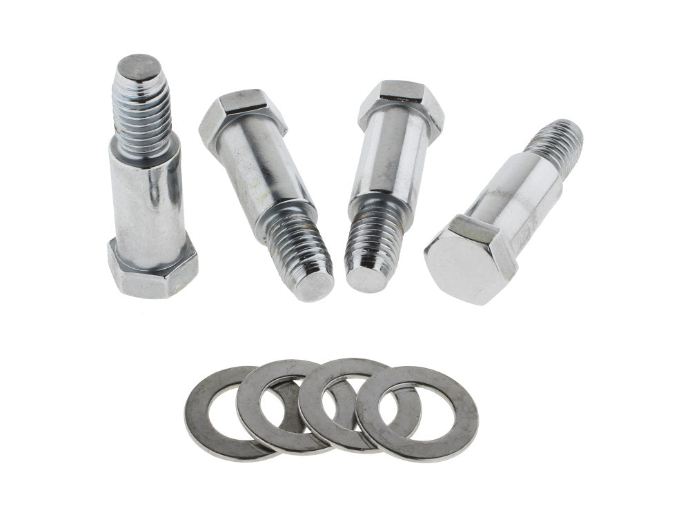 Shock Absorber Bolt Kit - Chrome. Fits Softail 1984-2017 - Colony Machine
