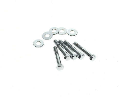 Rear Pulley or Sprocket Bolts - Chrome Hex Head. 7/16in.-14 x 2.50in. - Colony Machine