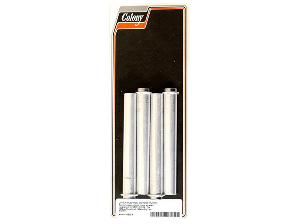 Inner Pushrod Covers. Fits Shovel 1979-1983, Big Twin 1984-1999 & Sportster 1986-1990. - Colony Machine