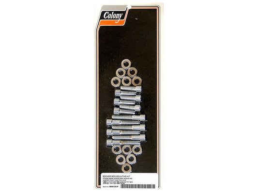 Polished Allen Head Rocker Cover Bolts - Chrome. Fits Twin Cam 1999-2017. - Colony Machine