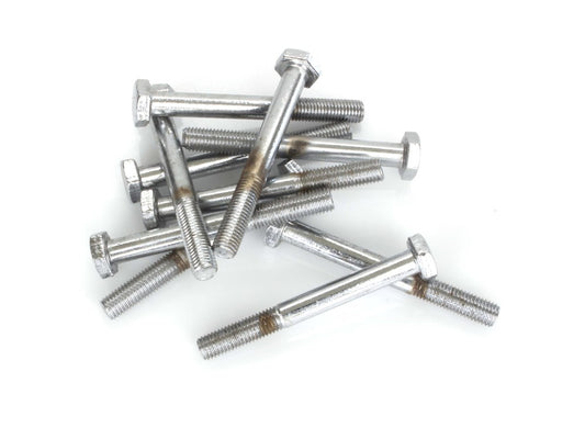 1/4-28 x 2-1/4in. UNF Hex Head Bolt - Chrome. Pack 10. - Colony Machine