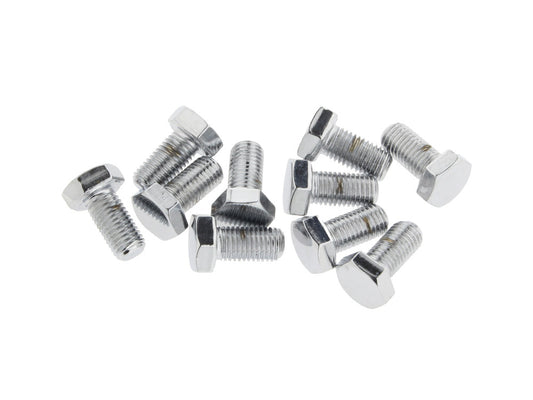 5/16-24 x 5/8in. UNF Hex Head Bolts - Chrome. Pack 10. - Colony Machine
