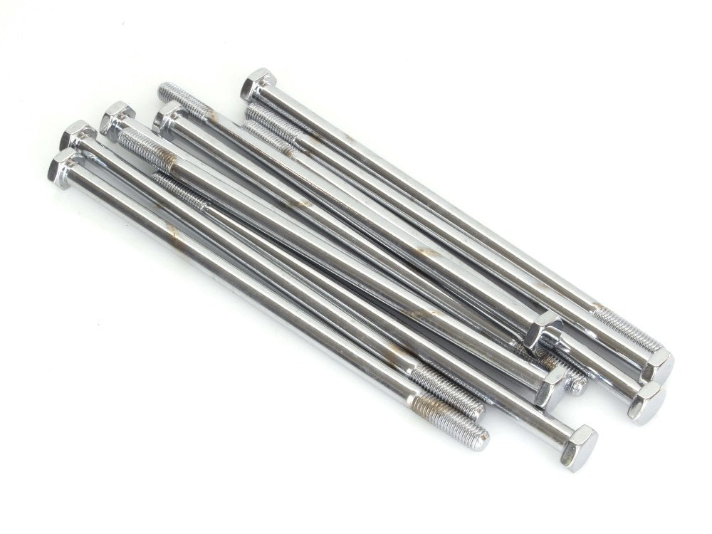 1/4-28 x 5-1/2in. UNF Hex Head Bolt - Chrome. Pack 10. - Colony Machine