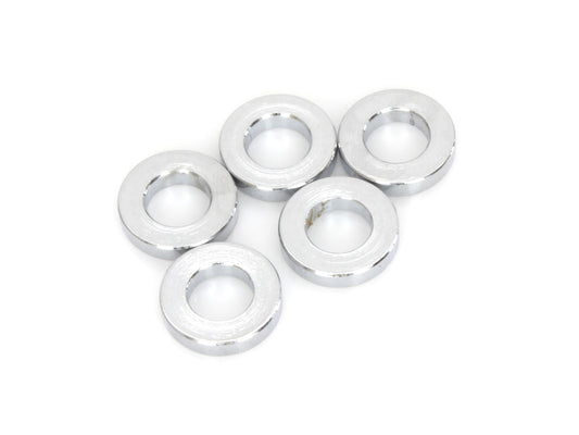 5/16in. ID x 1/8in. Wide Steel Spacers - Chrome. Pack 5. - Colony Machine