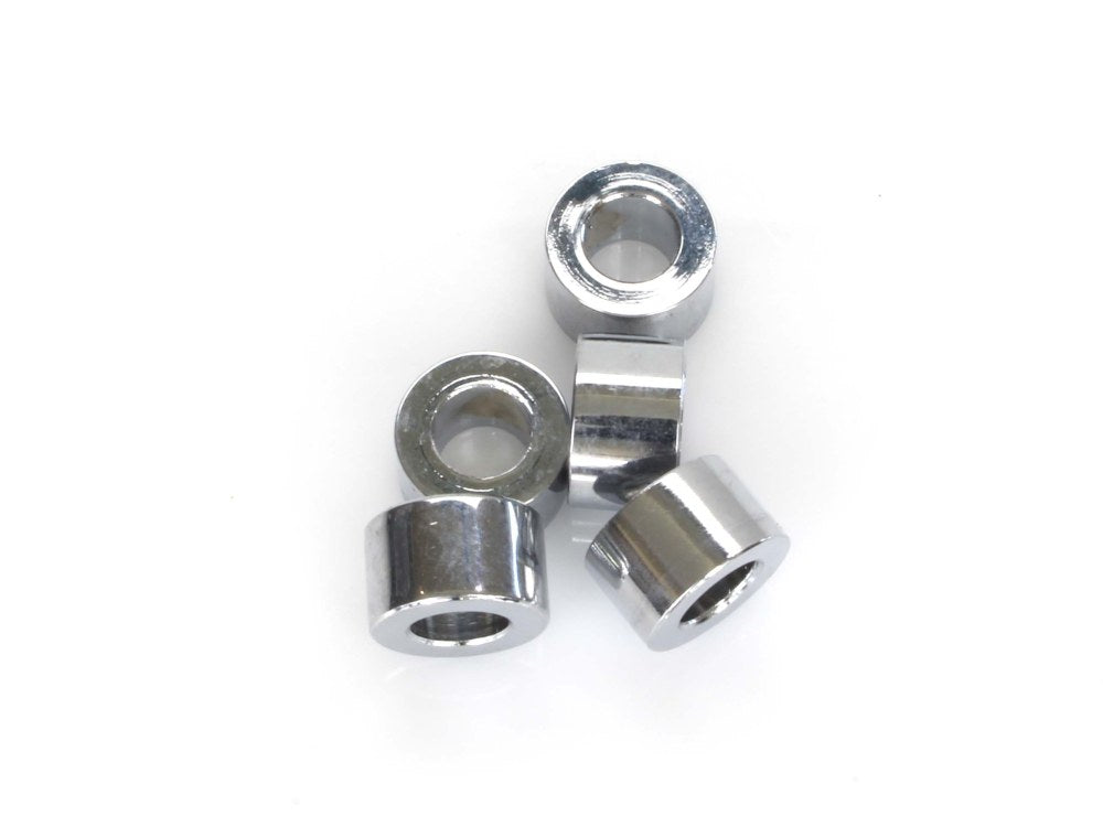 5/16in. ID x 3/8in. Wide Steel Spacers - Chrome. Pack 5. - Colony Machine