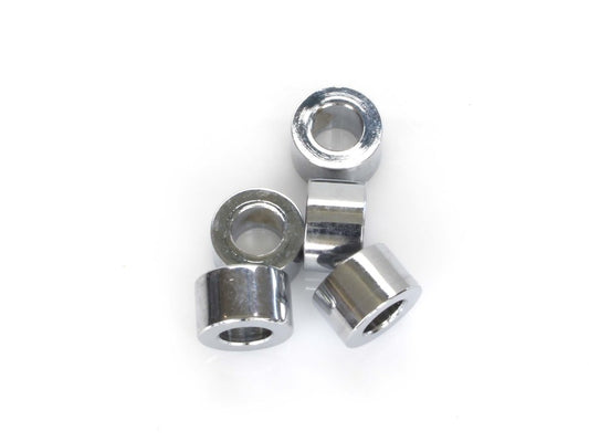 5/16in. ID x 3/8in. Wide Steel Spacers - Chrome. Pack 5. - Colony Machine