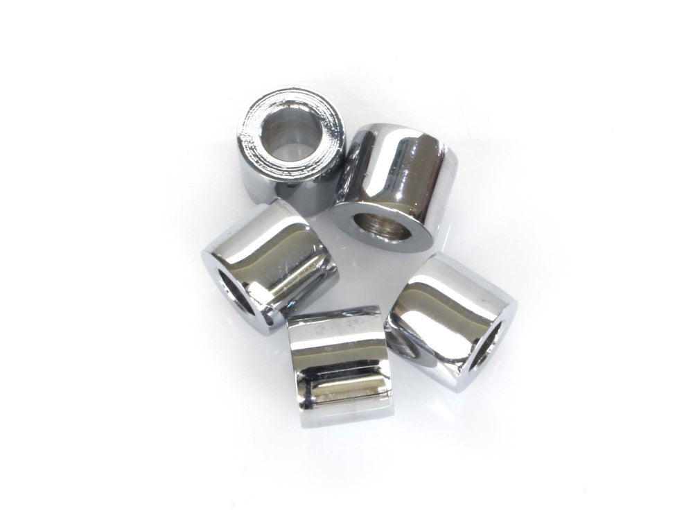 5/16in. ID x 1/2in. Wide Steel Spacers - Chrome. Pack 5. - Colony Machine