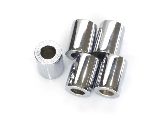 3/8in. ID x 1in. Wide Steel Spacers - Chrome. Pack 5. - Colony Machine