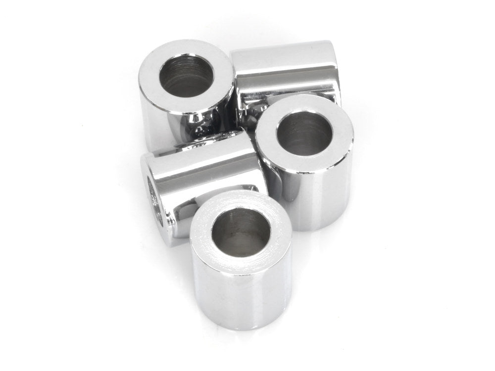 1/2in. ID x 1in. Wide Steel Spacers - Chrome. Pack 5. - Colony Machine