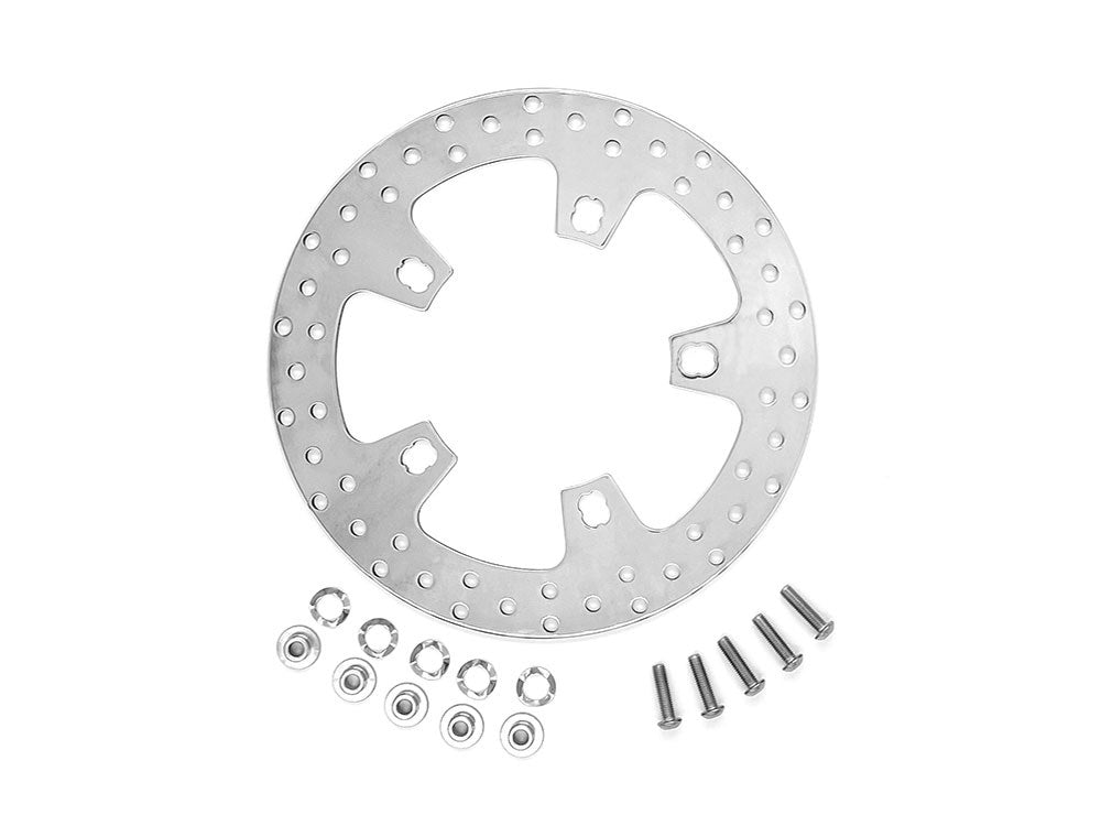 11.5in. Front Disc Rotor - Polished. Fits Touring 2000-2007 with Coastal Moto Wheel - Coastal Moto