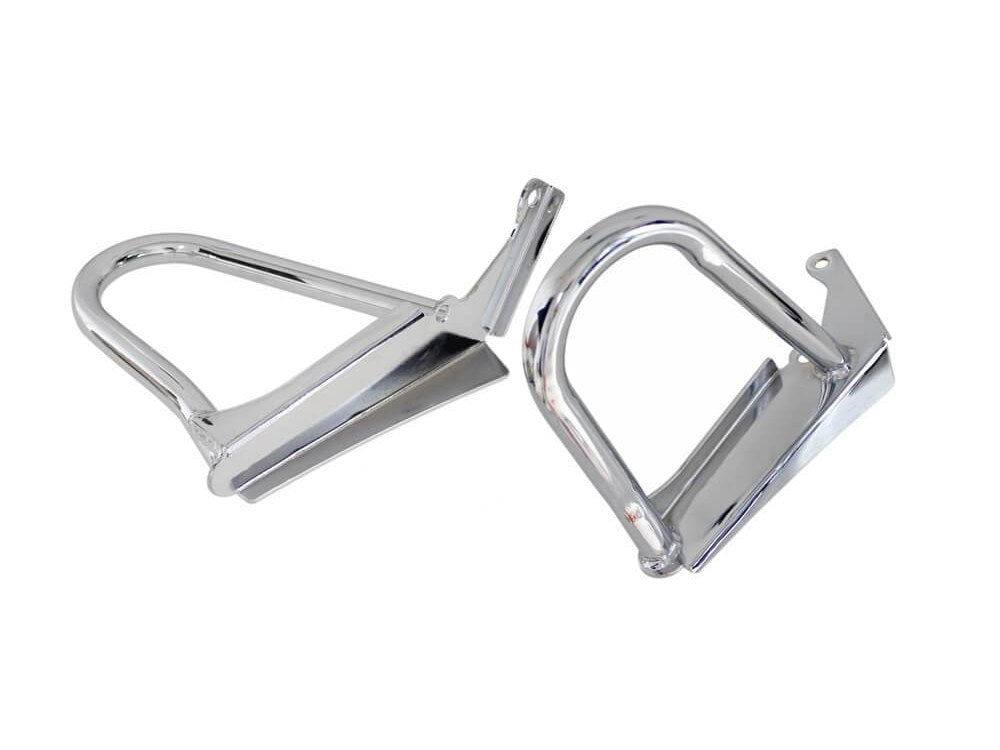 Engine Case Guard - Chrome. Fits Suzuki M109R 2006up. - Cobra Exhaust
