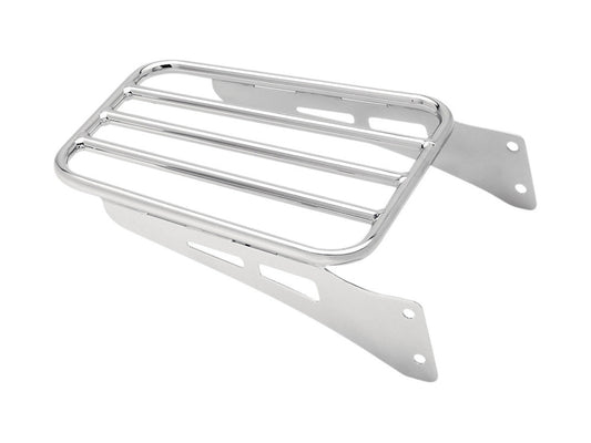 Luggage Rack - Chrome. Fits Yamaha V-Star XVS650 Classic 1998-2019 - Cobra Exhaust