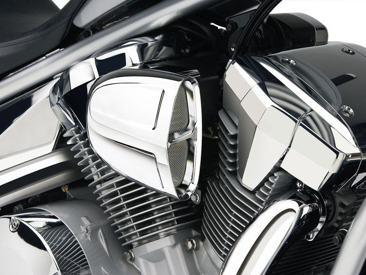 PowrFlo Air Intake System - Chrome. Fits Kawasaki Vulcan VN900 2006up. - Cobra Exhaust