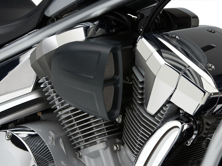 PowrFlo Air Intake System - Black. Fits Kawasaki Vulcan VN900 2006up. - Cobra Exhaust