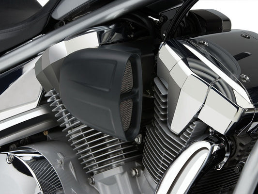 PowrFlo Air Intake System - Black. Fits Kawasaki Vulcan VN900 2006up. - Cobra Exhaust