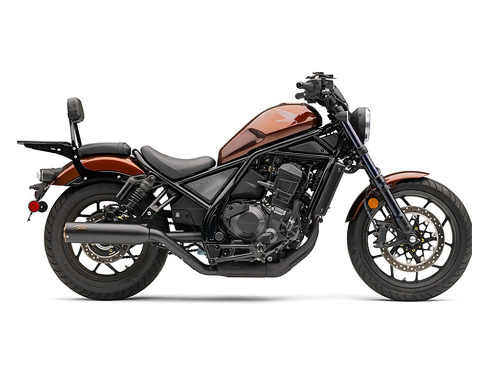 Slip-On Muffler - Black with Bronze Tip. Fits Honda CMX / Rebel 1100cc 2021up - Cobra Exhaust