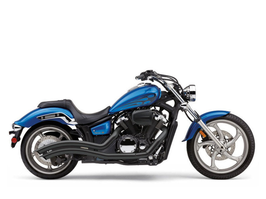Speedster Swept Exhaust - Black. Fits Yamaha Stryker 1300 2011-2017 - Cobra Exhaust
