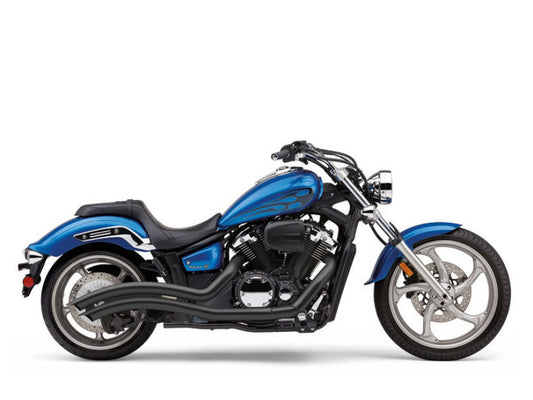 Speedster Swept Exhaust - Black. Fits Yamaha Stryker 1300 2011-2017 - Cobra Exhaust