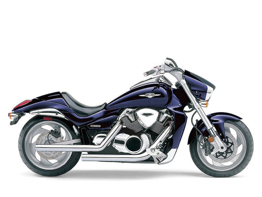 Dragster Exhaust - Chrome. Fits Suzuki M109R 2006up. - Cobra Exhaust