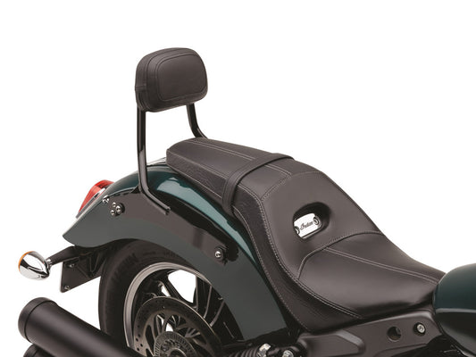 Quick Detachable Sissy Bar Kit - Black. Fits Scout 2015up with Dual Seat. - Cobra Exhaust