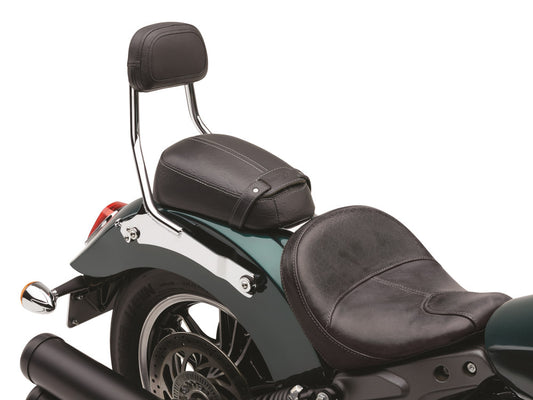 Quick Detachable Sissy Bar Kit - Chrome. Fits Scout 2015up with Solo Seat & Seperate Pillion Pad. - Cobra Exhaust
