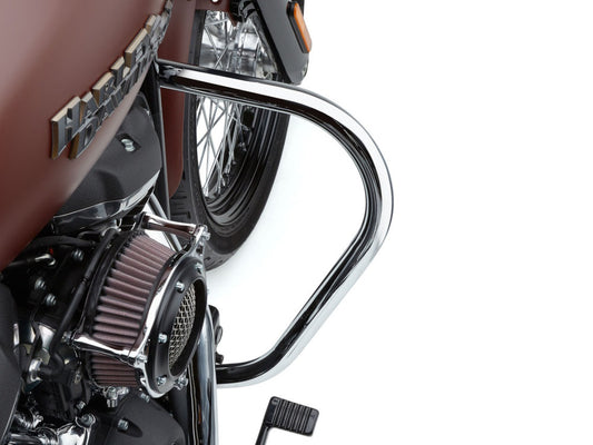 Engine Guard Freeway Bar - Chrome. Fits Softail Street Bob & Low Rider 2018up & Standard 2020up. - Cobra Exhaust