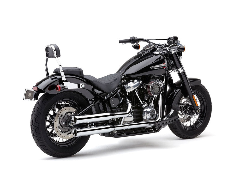 3in. Neighbour Hater Slip-On Mufflers - Chrome. Fits Heritage Classic 2018-2024 & Deluxe 2018-2020 - Cobra Exhaust