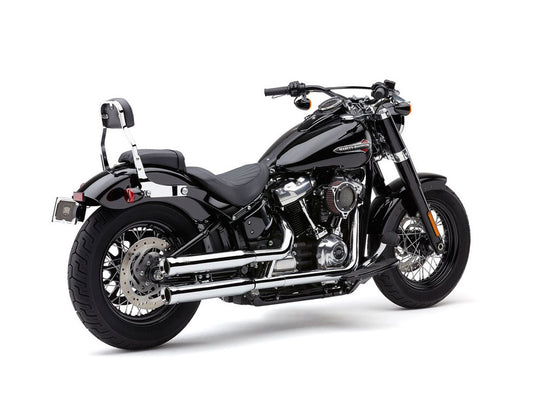 3in. Neighbour Hater Slip-On Mufflers - Chrome. Fits Heritage Classic 2018-2024 & Deluxe 2018-2020 - Cobra Exhaust
