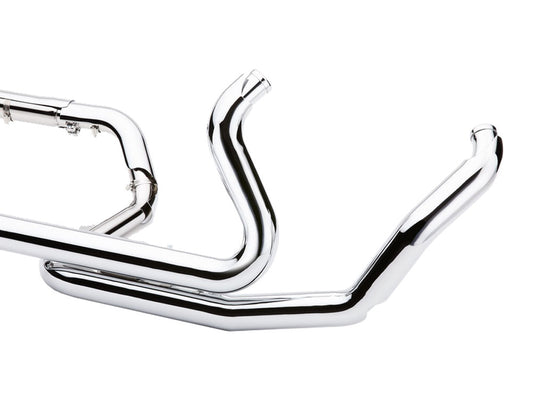 Power Port Right Side Tuck & Under Headers - Chrome. Fits Touring 2009-2016. - Cobra Exhaust