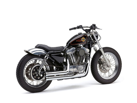 Speedster 909 Exhaust - Chrome. Fits Sportster 1986-2003. - Cobra Exhaust