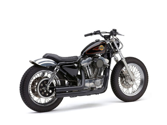 Speedster 909 Exhaust - Black. Fits Sportster 1986-2003. - Cobra Exhaust