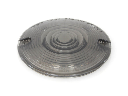 Turn Signal Lens - Smoke. Fits FL Softail 1986-2017, Road King 1993-2017 & Most Touring 1986-2007 - Chris Products