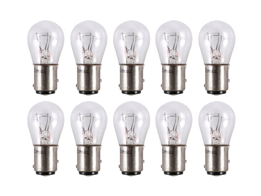 12V Bayonet Style Stop & Taillight Bulb. Fits H-D Pre Early 2003 - Pack 10 - Cycle Pro LLC